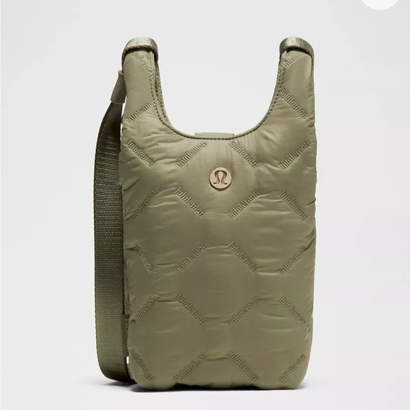 lululemon athletica Handbags - Lululemon | 1L Quilted Pleasures Phone Crossbody Bag Bay Leaf NEW WITH TAG!